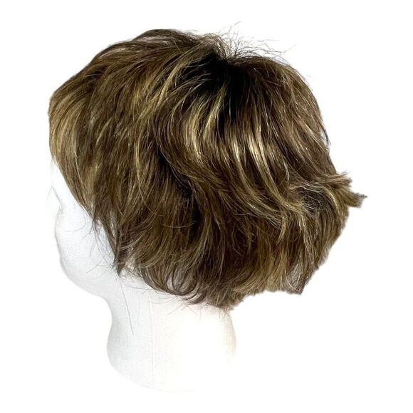 Raquel Welch Wig Brunette With Blonde VibraLite Synthetic Memory Cap Kanekalon - Picture 1 of 10